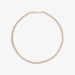 Multi Shape Diamond Bezel Tennis Chocker