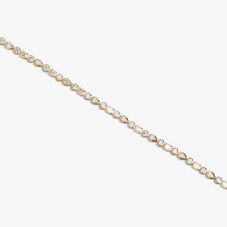 Multi Shape Diamond Bezel Tennis Chocker