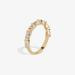 Pear Shaped Half Bezel Band