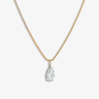 Pear Shape Two Tone Pendant