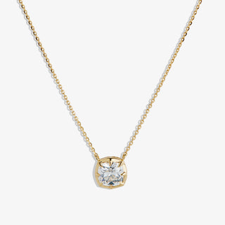 Square Antique Cushion Diamond Pendant