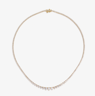 Graduating Diamond Tennis Necklace