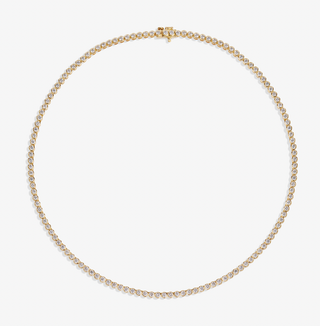 Bezel Diamond Tennis Necklace