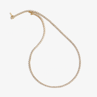 Bezel Diamond Tennis Necklace
